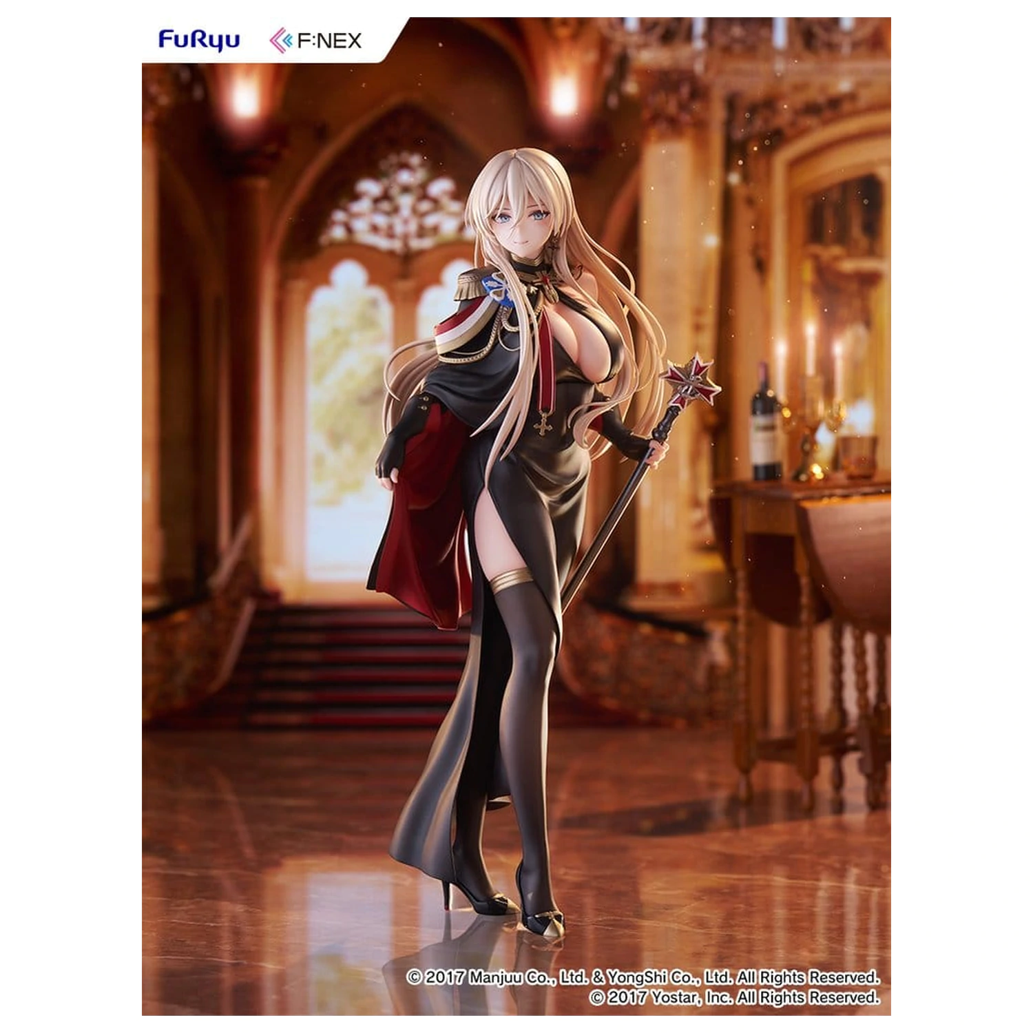 Azur Lane F:NEX PVC Figurka 1/7 Bismarck Formal Dress Ver. 25 cm fotografii produktu