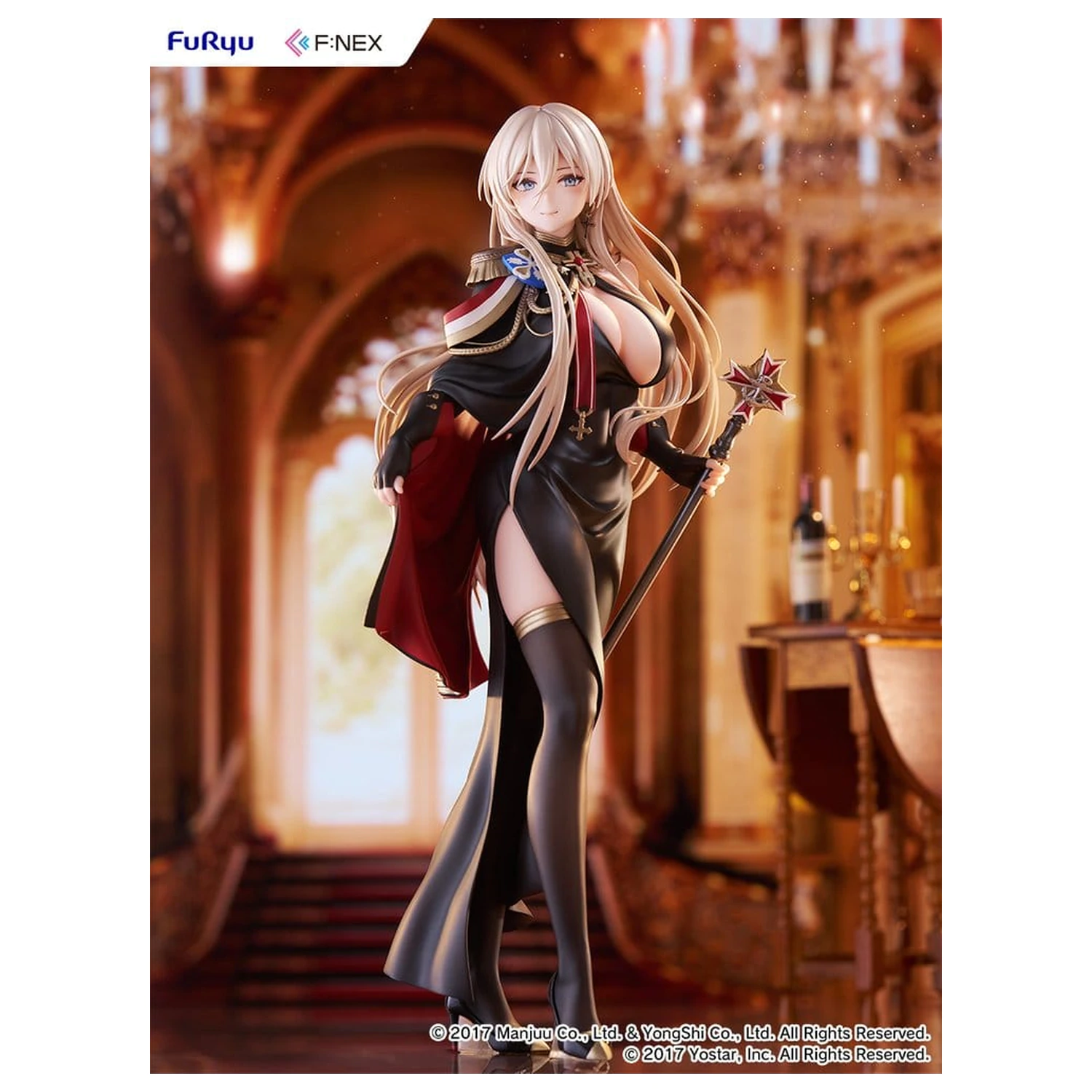 Azur Lane F:NEX PVC Figurka 1/7 Bismarck Formal Dress Ver. 25 cm fotografii produktu