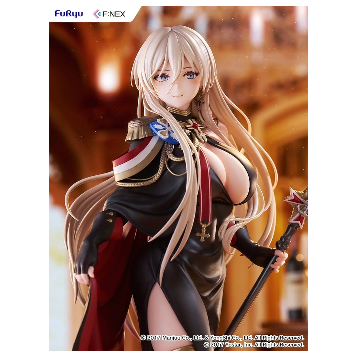 Azur Lane F:NEX PVC Figurka 1/7 Bismarck Formal Dress Ver. 25 cm fotografii produktu