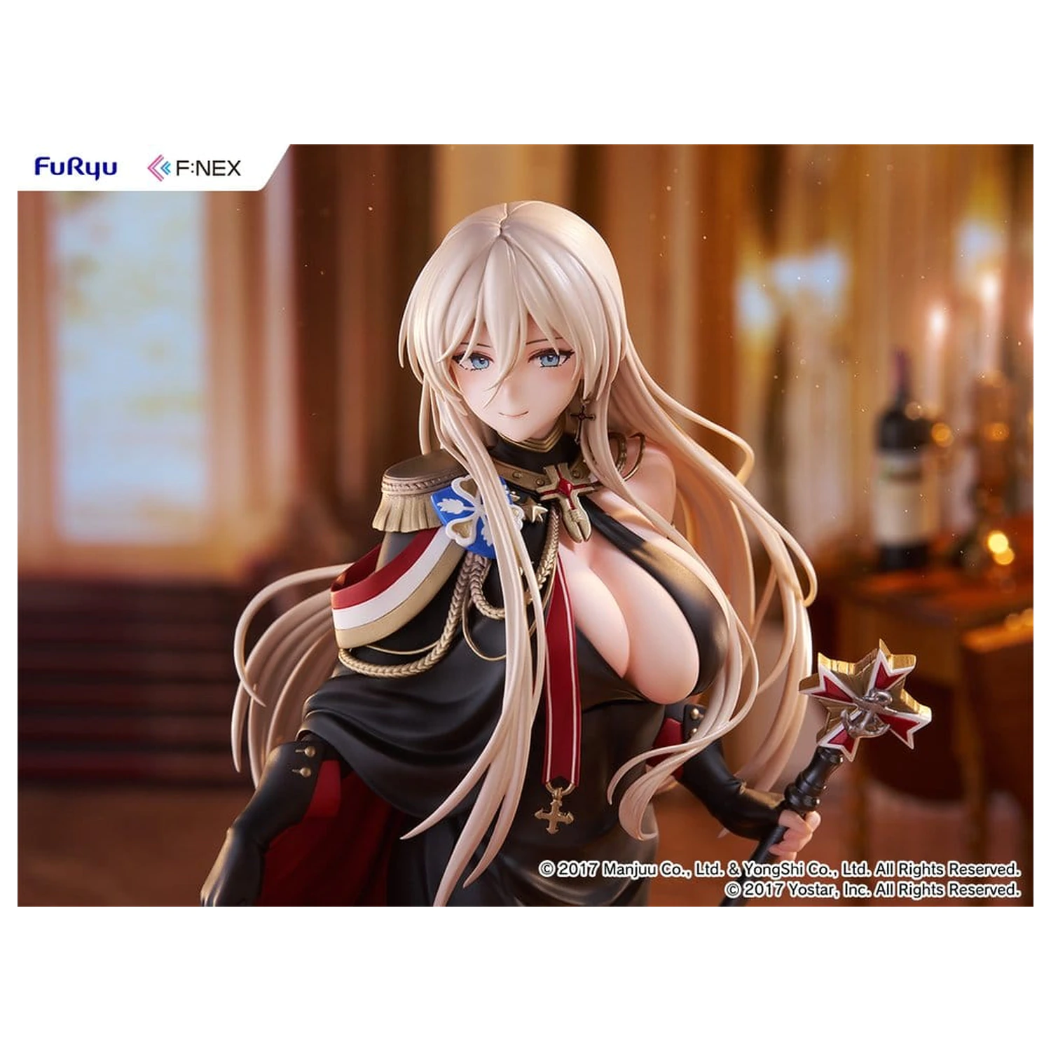 Azur Lane F:NEX PVC Figurka 1/7 Bismarck Formal Dress Ver. 25 cm fotografii produktu