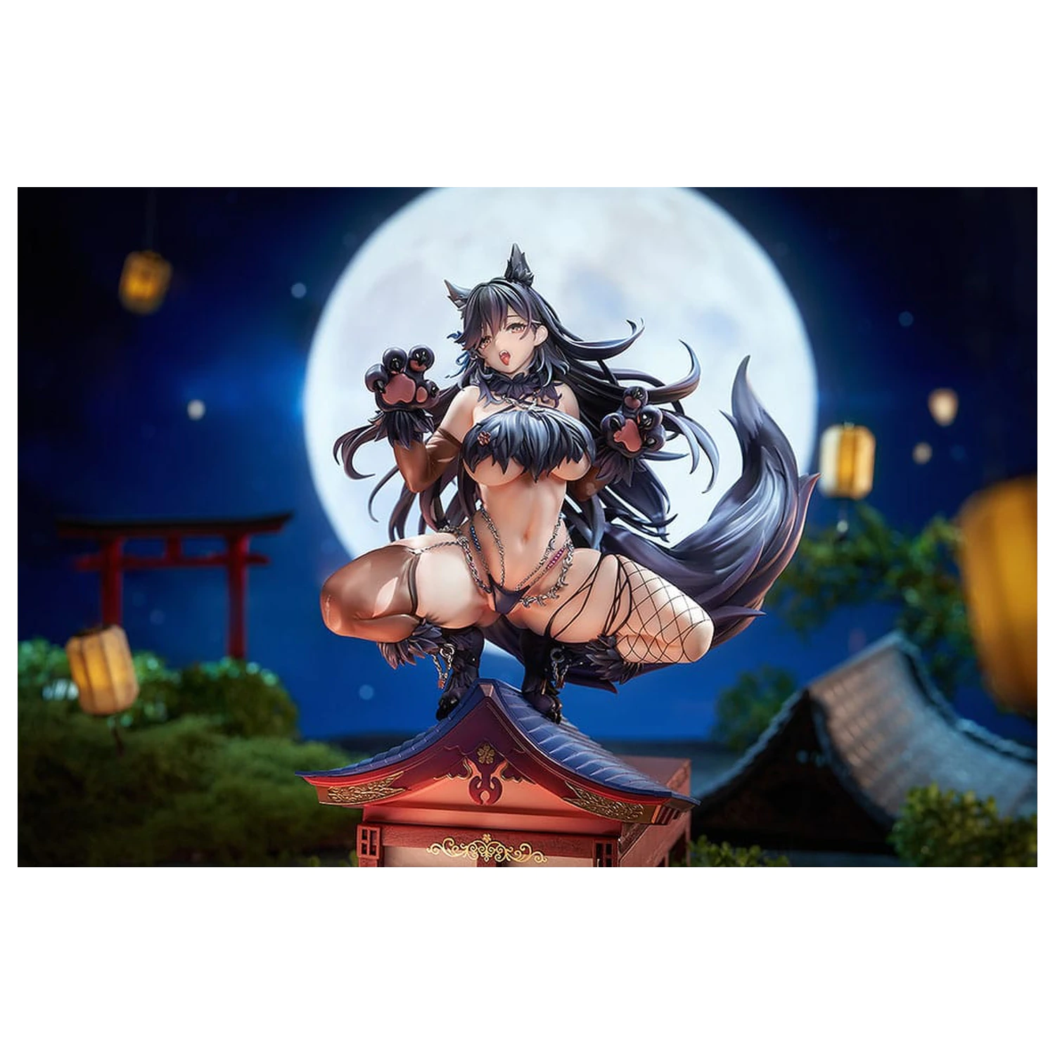 Azur Lane PVC socha 1/7 Atago: Full Moon's Feral Wolf Ver. 24 cm fotografii produktu