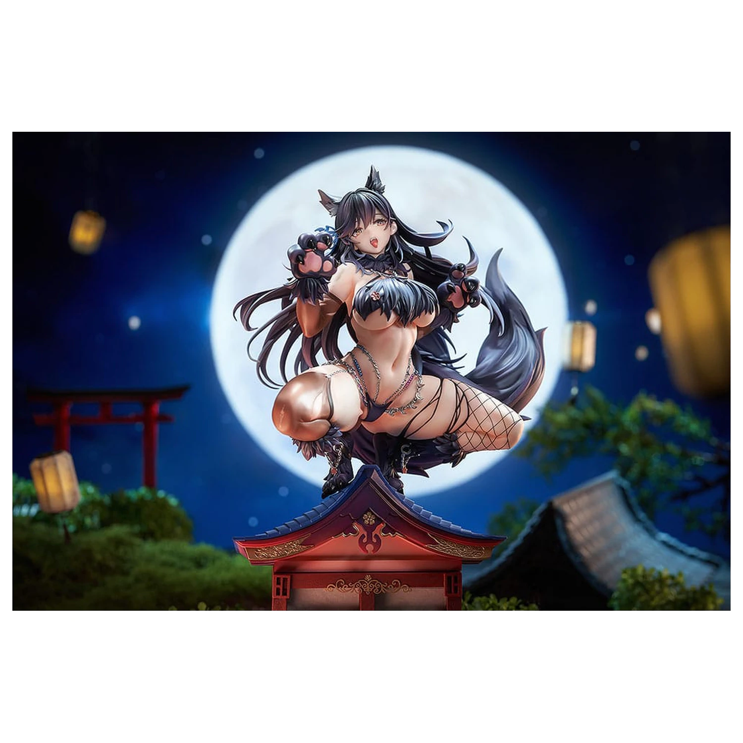 Azur Lane PVC socha 1/7 Atago: Full Moon's Feral Wolf Ver. 24 cm fotografii produktu