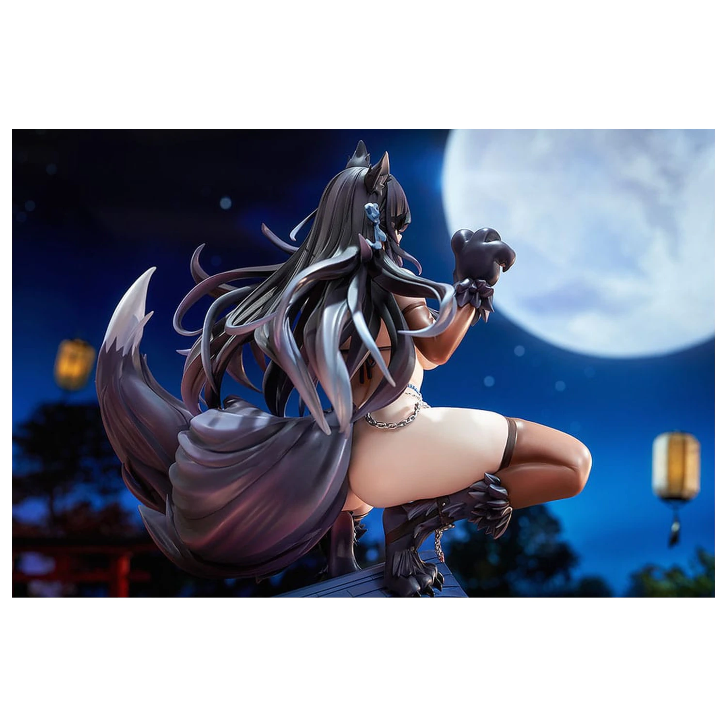 Azur Lane PVC socha 1/7 Atago: Full Moon's Feral Wolf Ver. 24 cm fotografii produktu