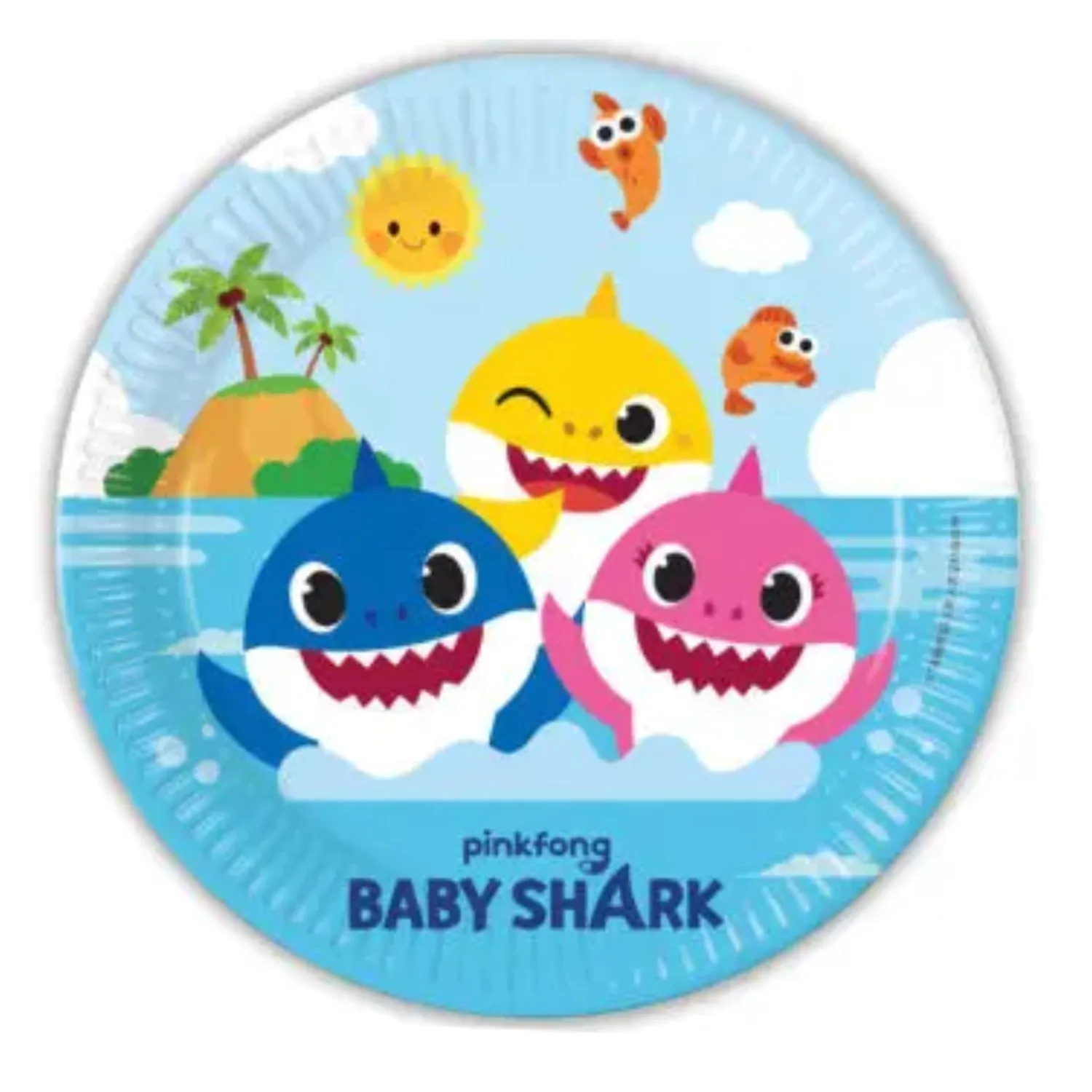 Baby Shark Next Generation papírové talíře 8 ks 23 cm FSC fotografii produktu