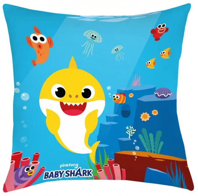 Baby Shark polštář, dekorativní polštář 40*40 cm fotografii produktu