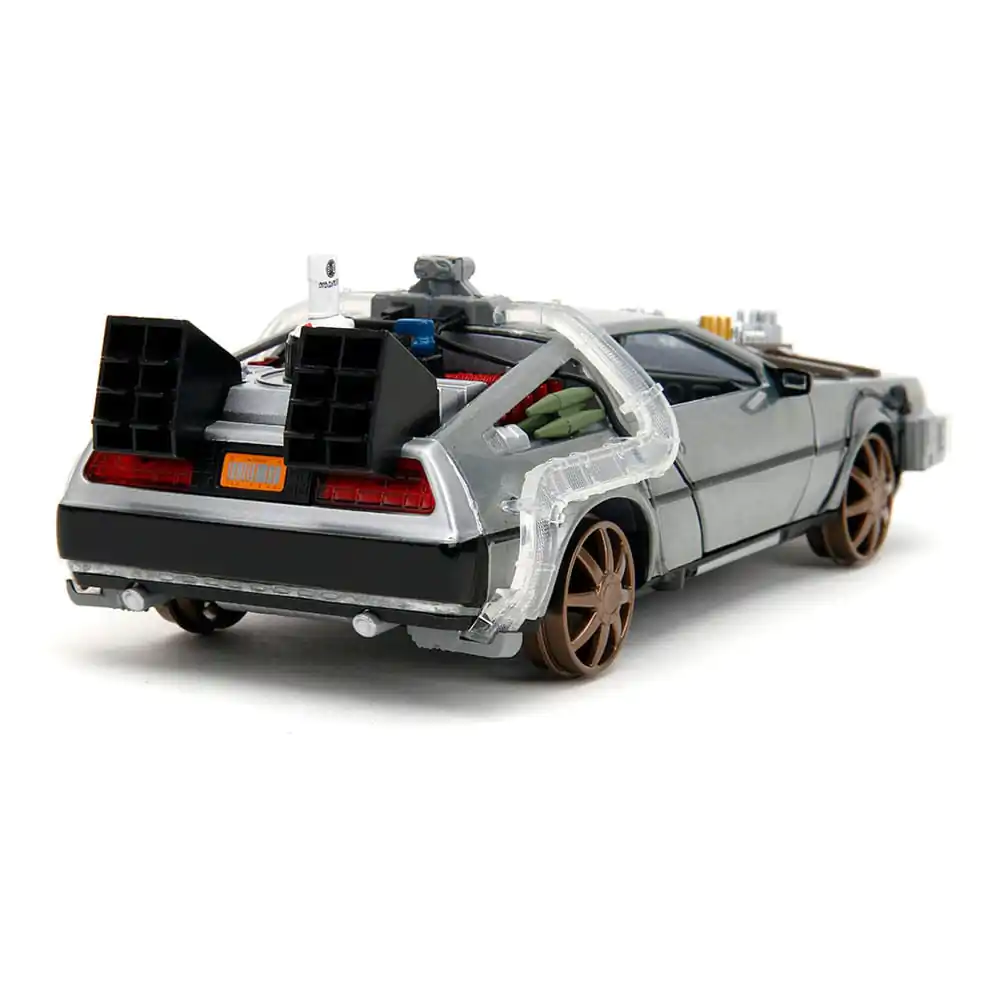 Back to the Future 3 Diecast Model 1/24 Model stroje času 4" fotografii produktu