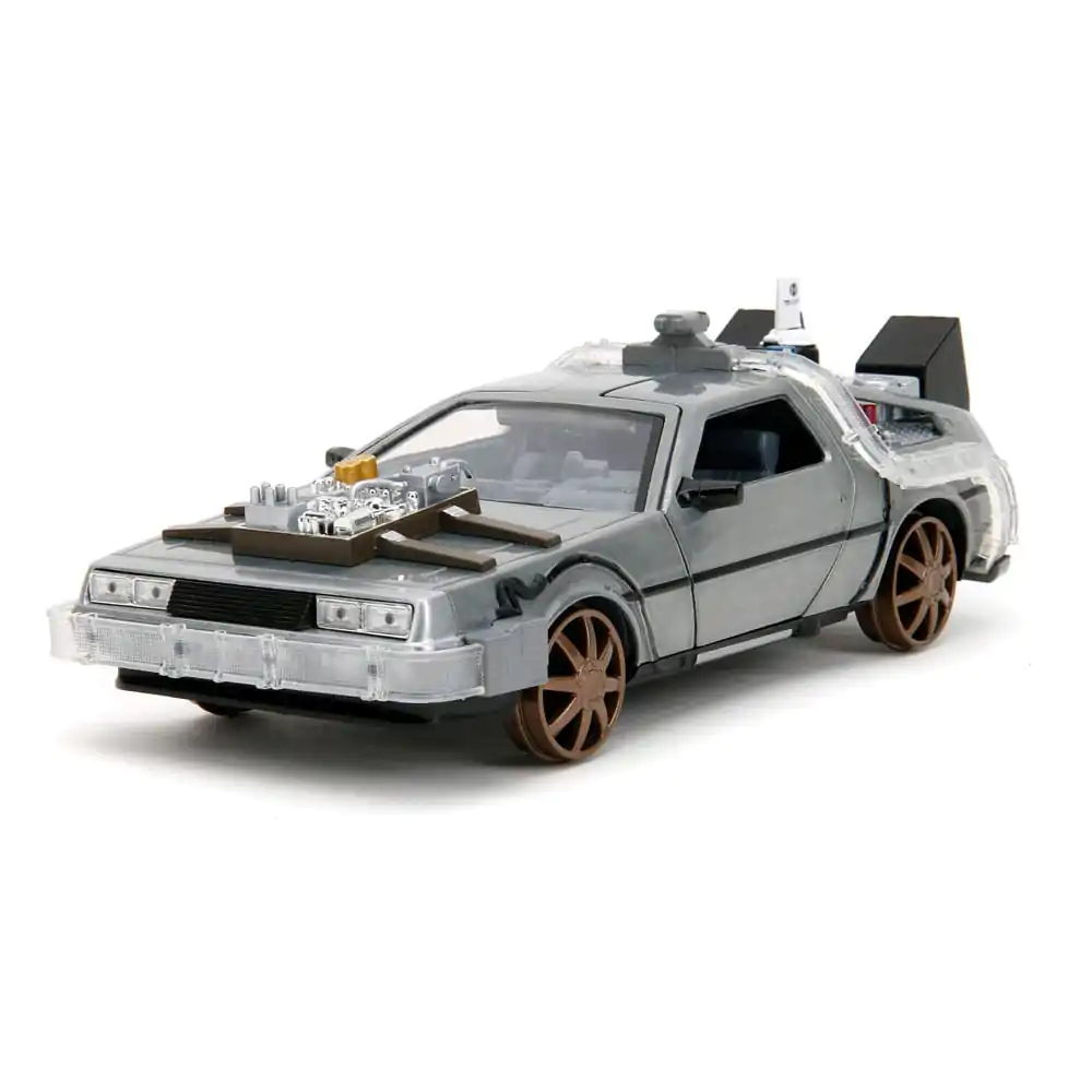 Back to the Future 3 Diecast Model 1/24 Model stroje času 4" fotografii produktu