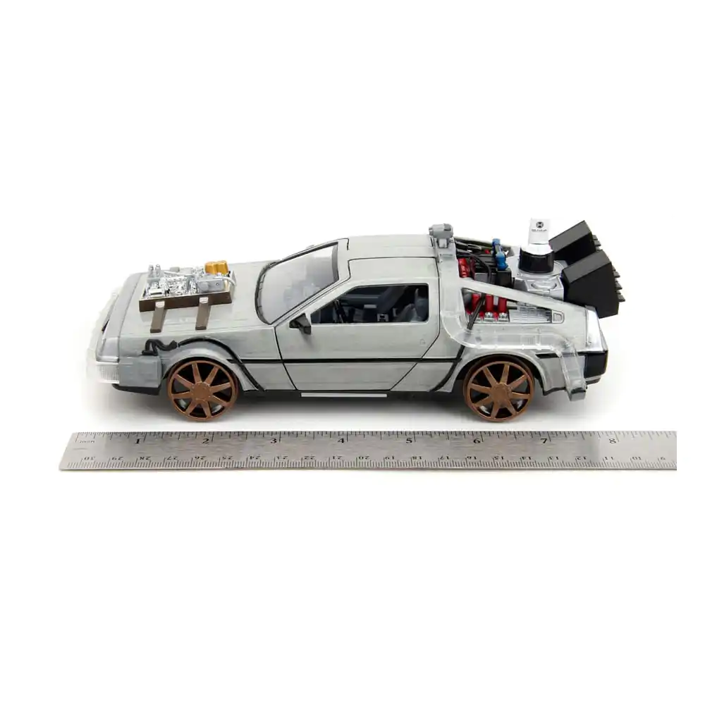 Back to the Future 3 Diecast Model 1/24 Model stroje času 4" fotografii produktu