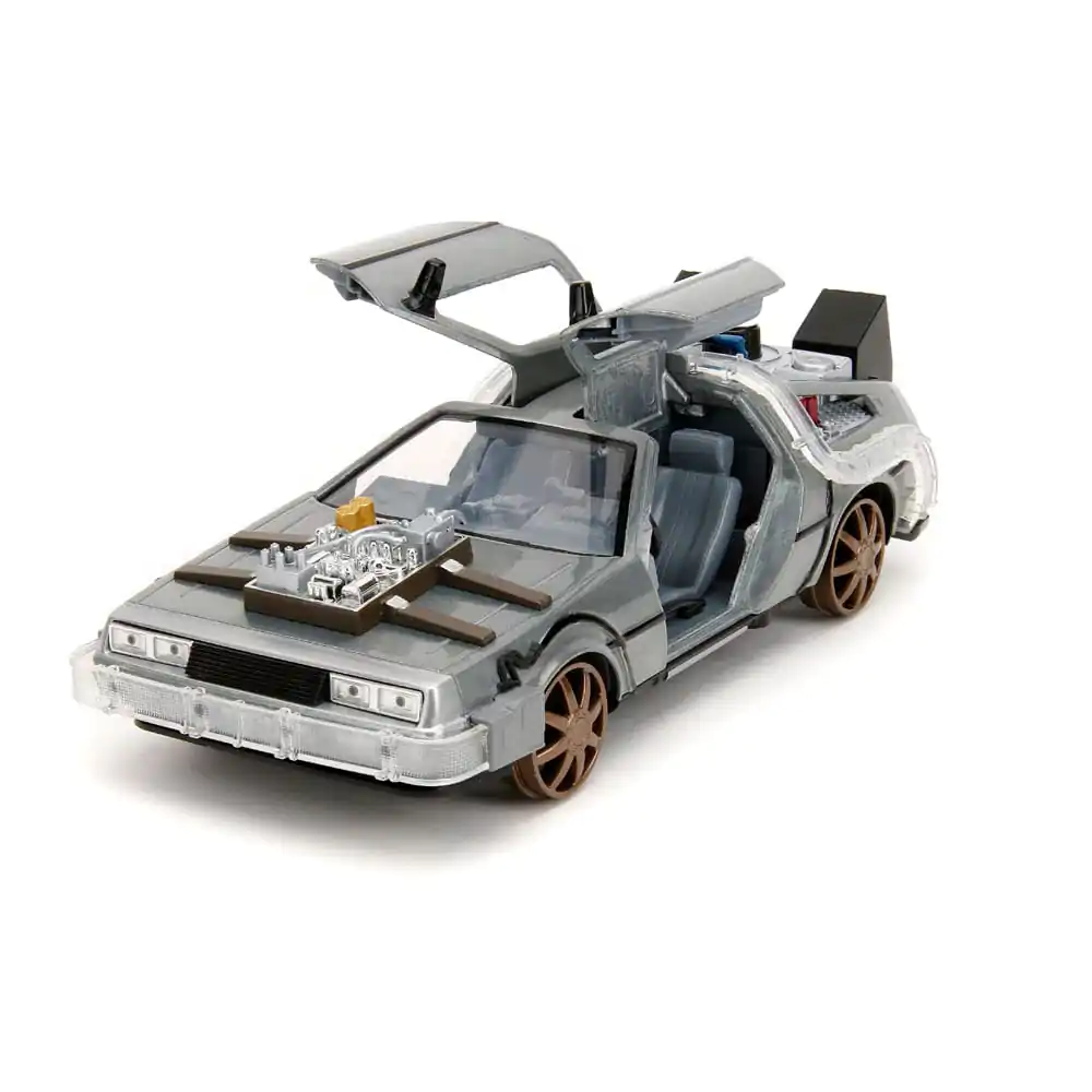 Back to the Future 3 Diecast Model 1/24 Model stroje času 4" fotografii produktu