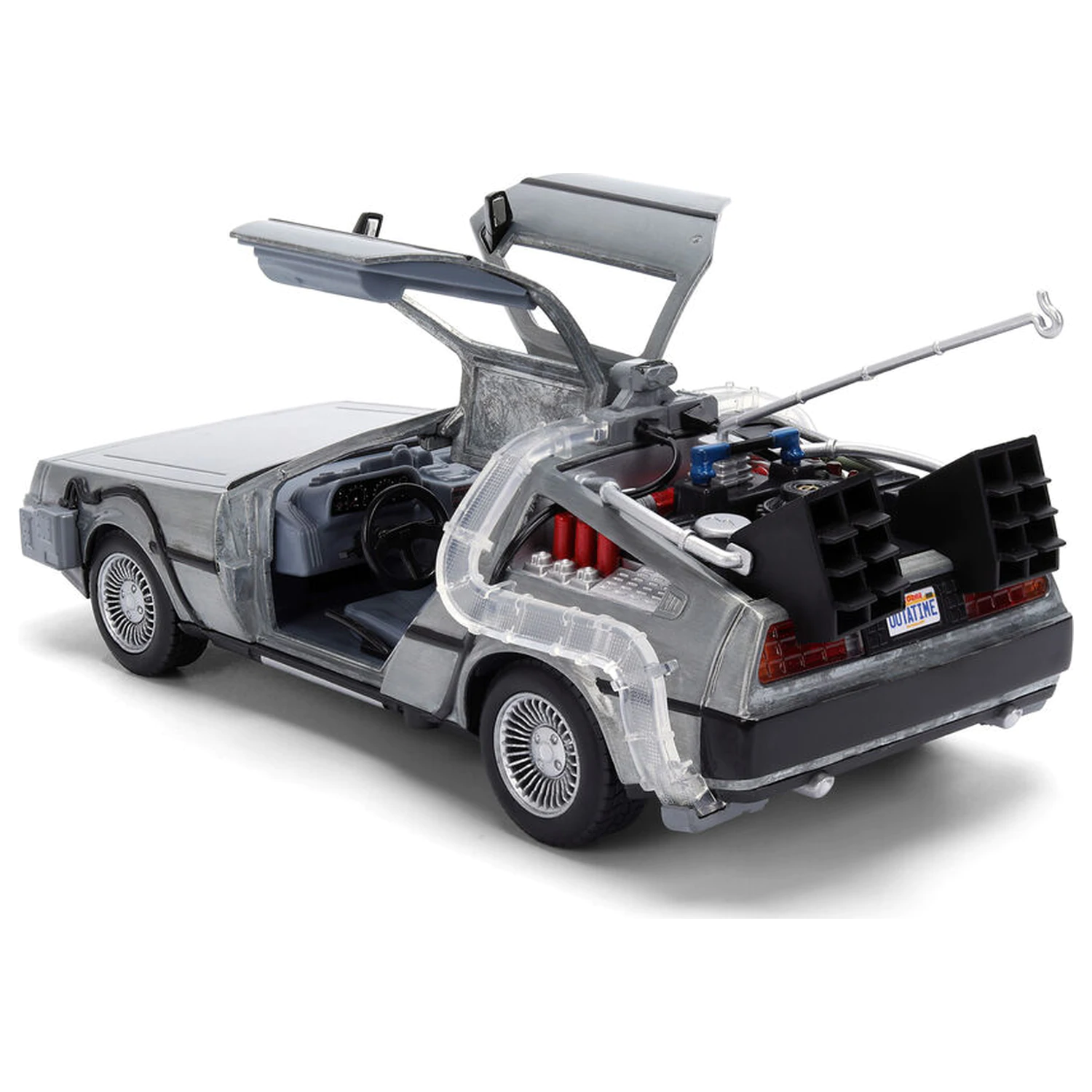 Back to the Future 40th Anniversary Time Machine Hollywood Rides replika DeLorean fotografii produktu