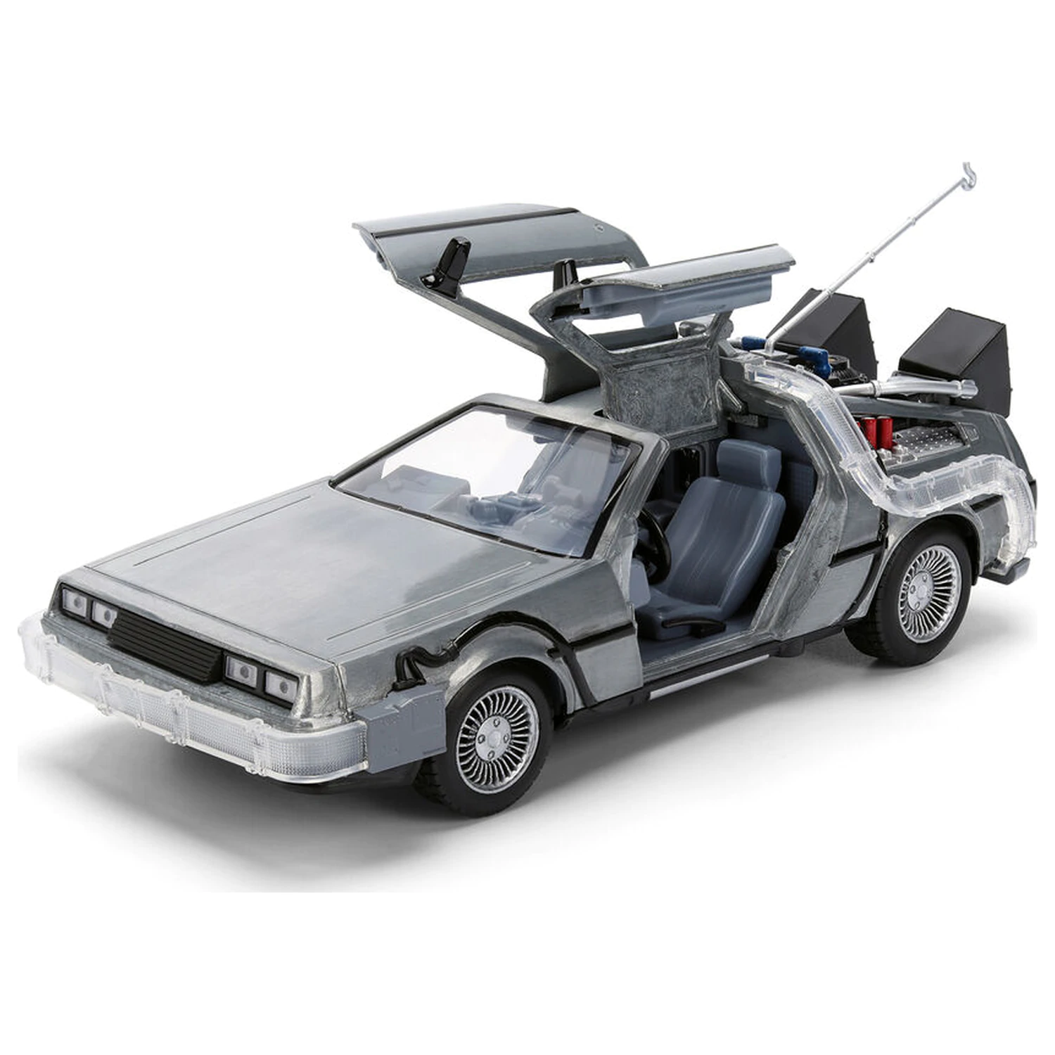 Back to the Future 40th Anniversary Time Machine Hollywood Rides replika DeLorean fotografii produktu