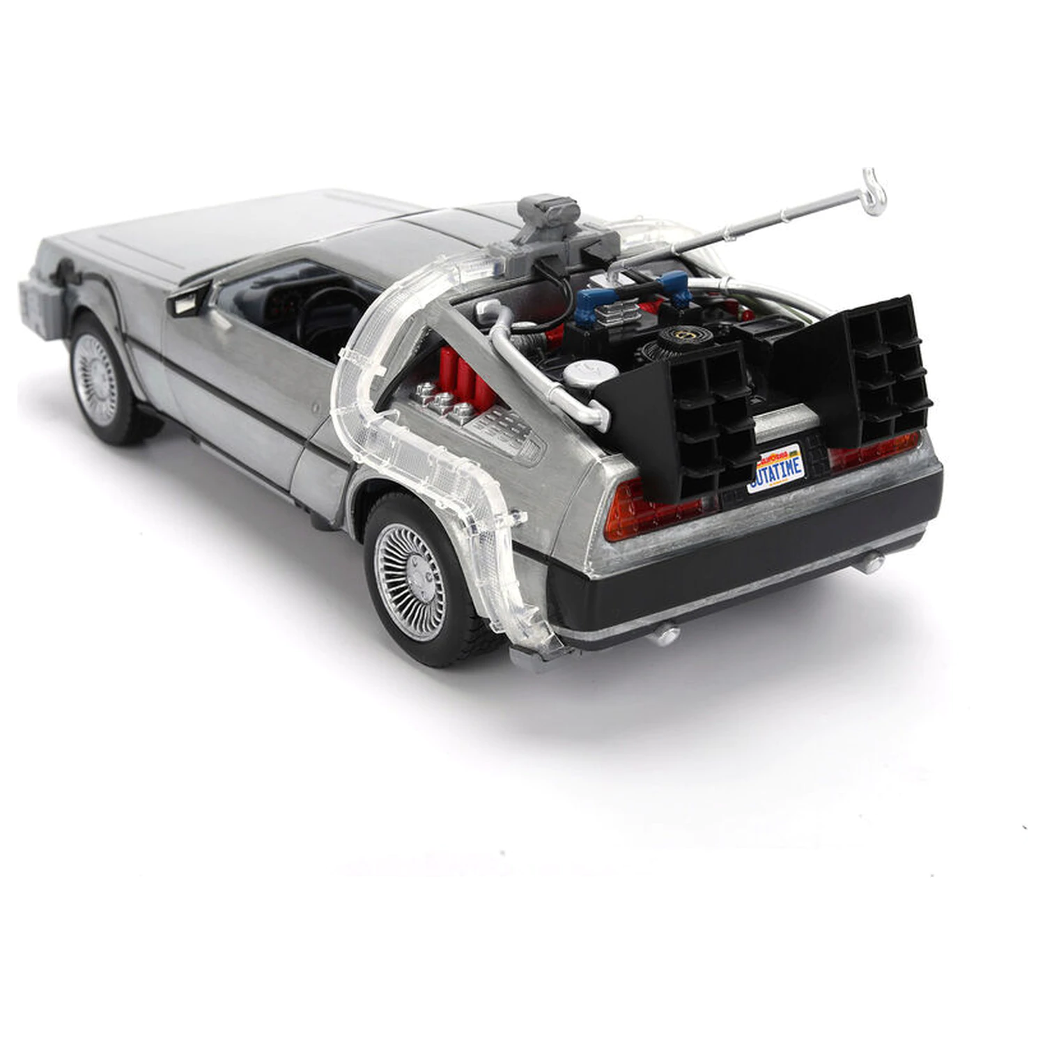 Back to the Future 40th Anniversary Time Machine Hollywood Rides replika DeLorean fotografii produktu
