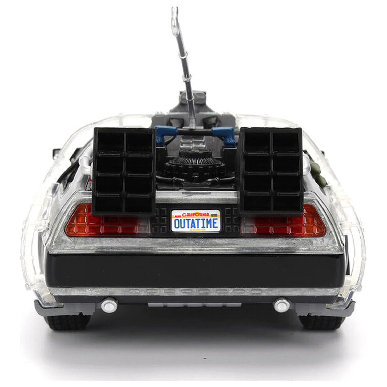 Back to the Future 40th Anniversary Time Machine Hollywood Rides replika DeLorean fotografii produktu