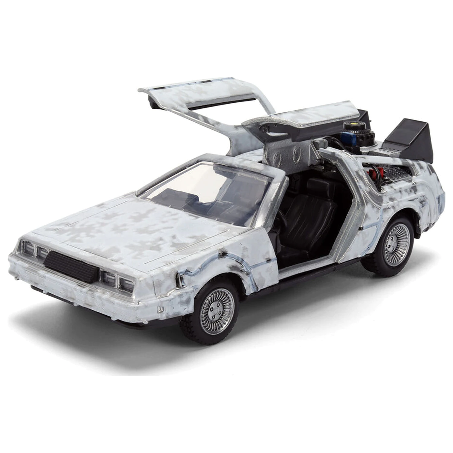 Back to the Future 40th Anniversary Time Machine Ice Effect DeLorean replika fotografii produktu
