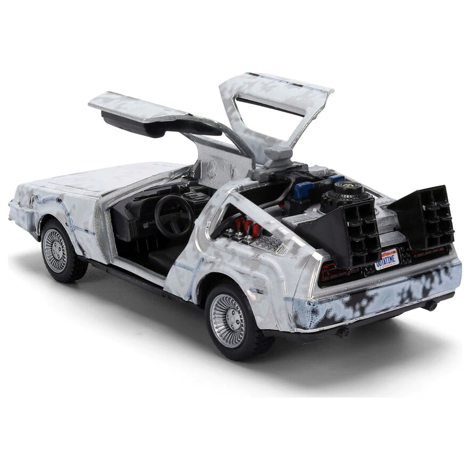Back to the Future 40th Anniversary Time Machine Ice Effect DeLorean replika fotografii produktu