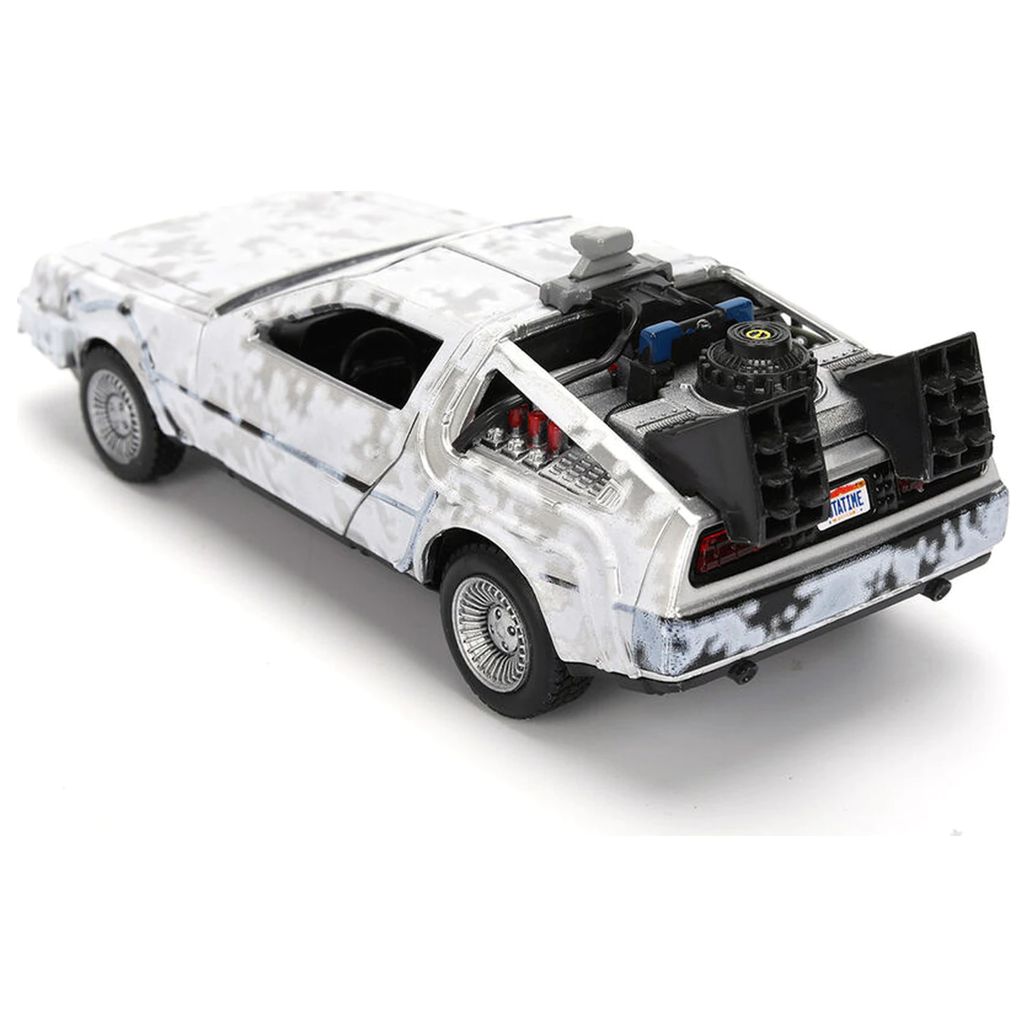 Back to the Future 40th Anniversary Time Machine Ice Effect DeLorean replika fotografii produktu