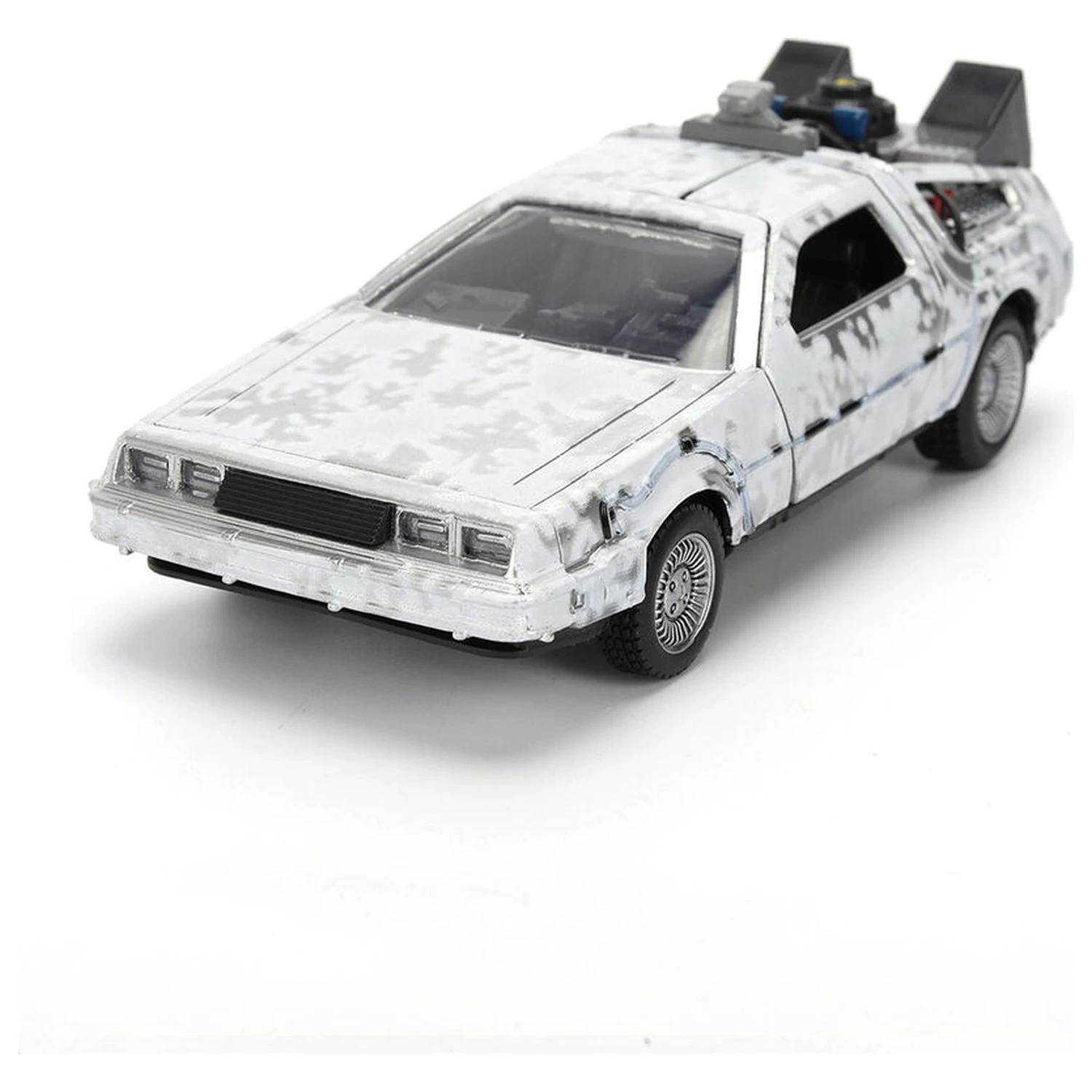 Back to the Future 40th Anniversary Time Machine Ice Effect DeLorean replika fotografii produktu