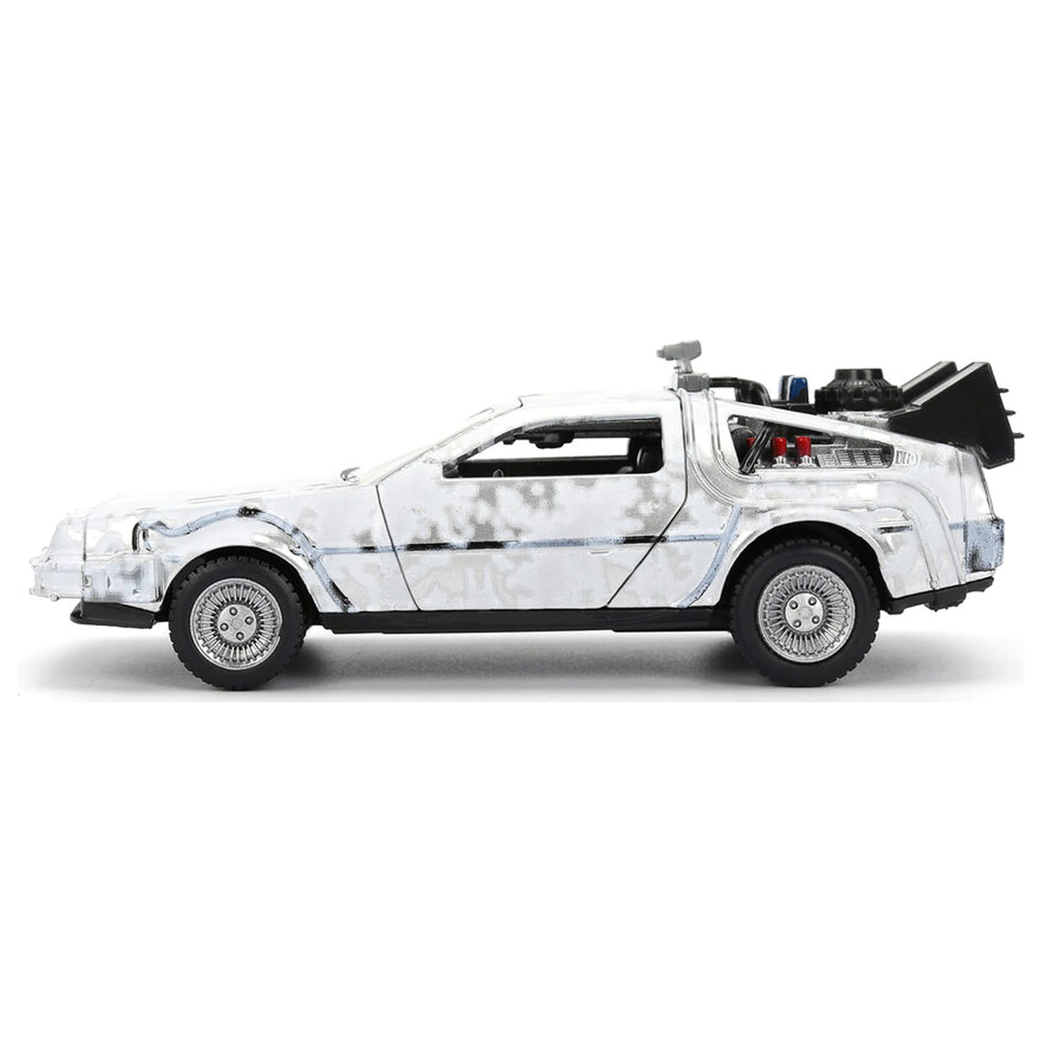 Back to the Future 40th Anniversary Time Machine Ice Effect DeLorean replika fotografii produktu