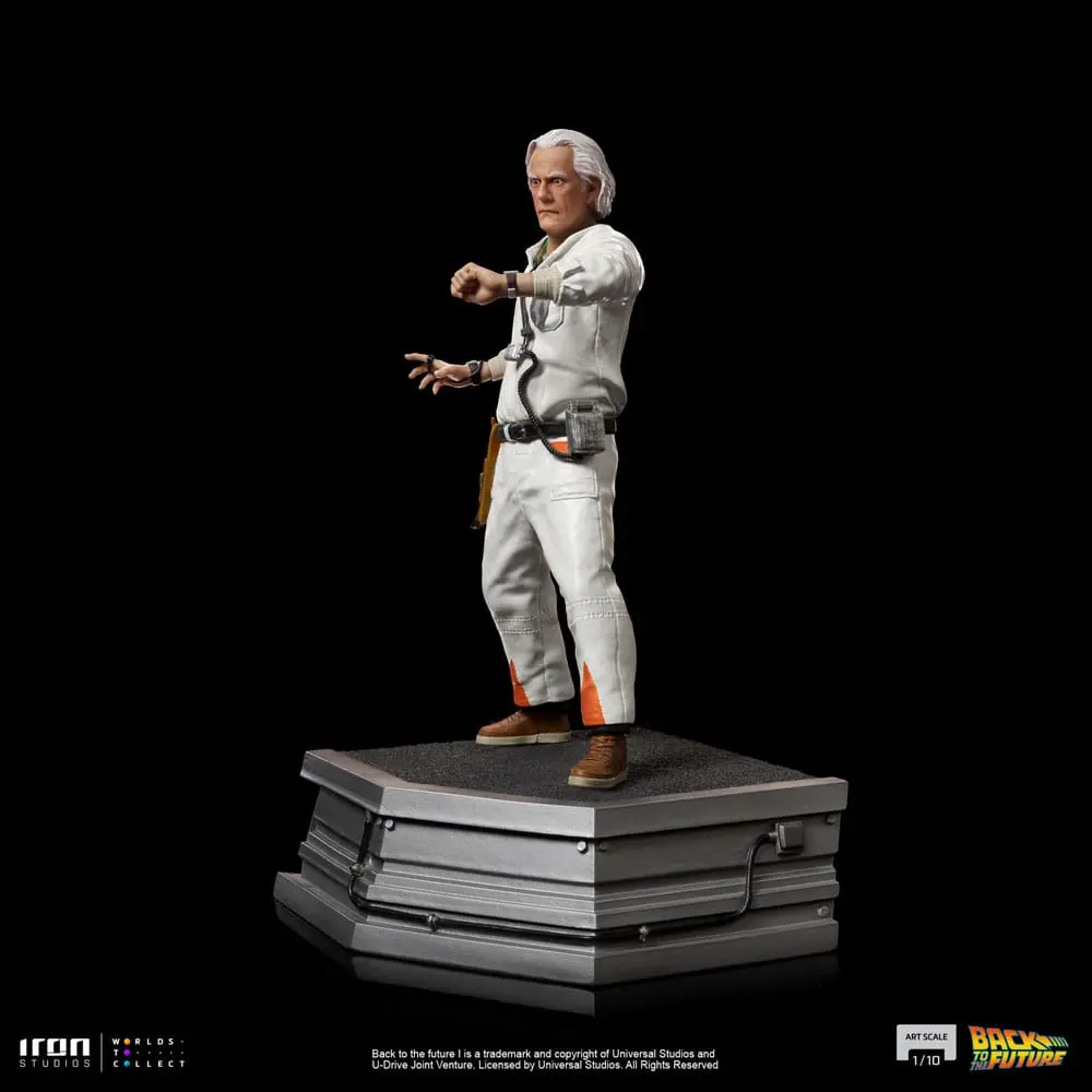 Back to the Future Umělecká Měřítková socha 1/10 Doc Brown 22 cm fotografii produktu