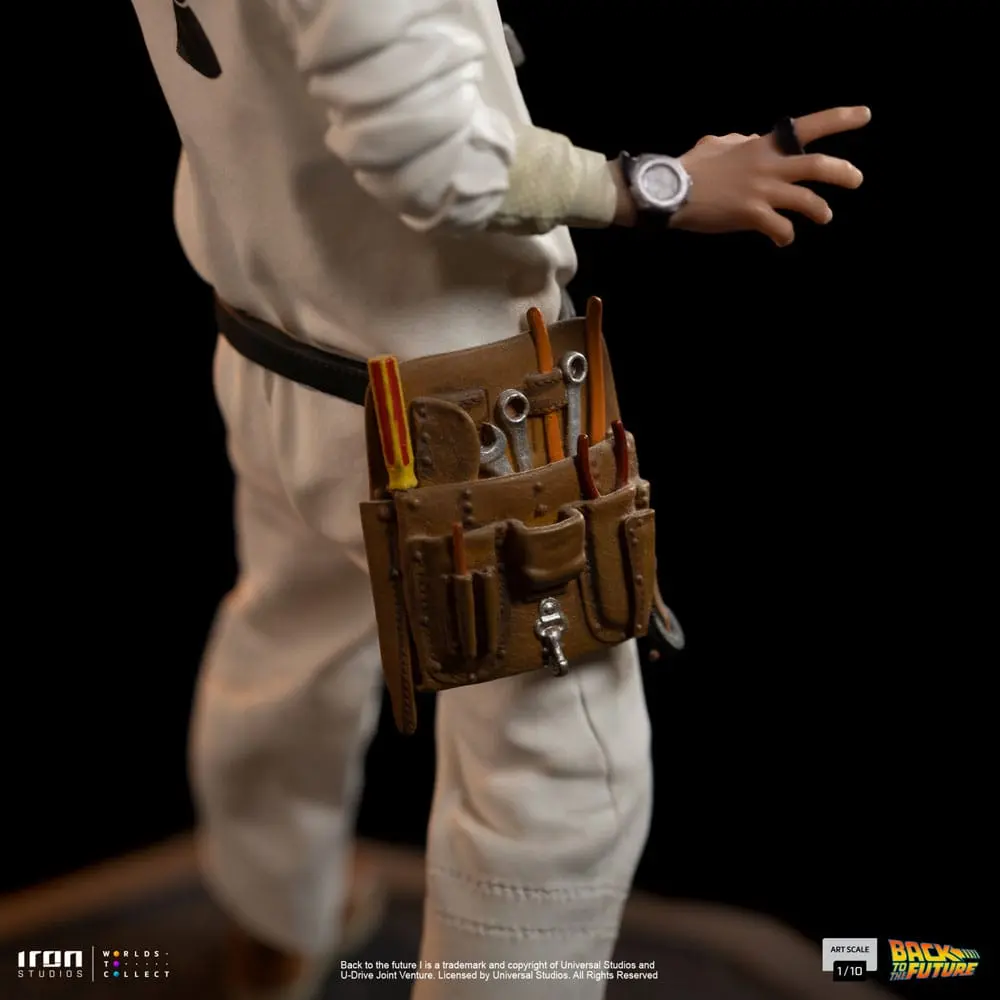 Back to the Future Umělecká Měřítková socha 1/10 Doc Brown 22 cm fotografii produktu