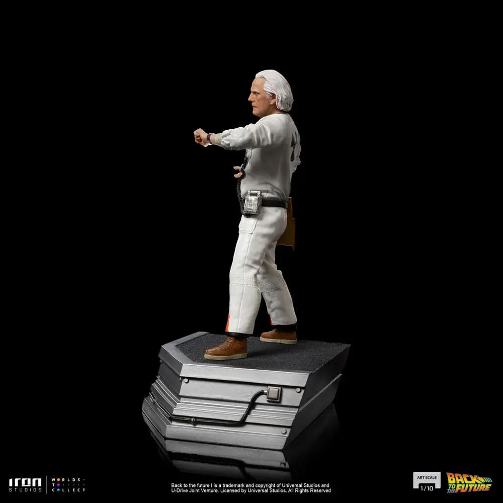 Back to the Future Umělecká Měřítková socha 1/10 Doc Brown 22 cm fotografii produktu