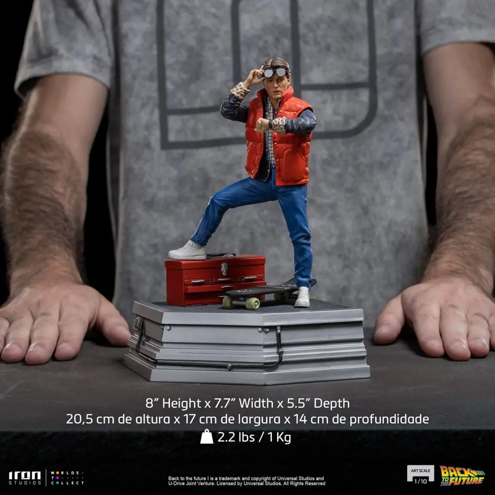 Socha v měřítku 1/10 Back to the Future Art Marty McFly 20 cm fotografii produktu