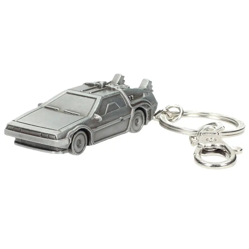 Back to the Future kovová klíčenka DeLorean 7 cm fotografii produktu