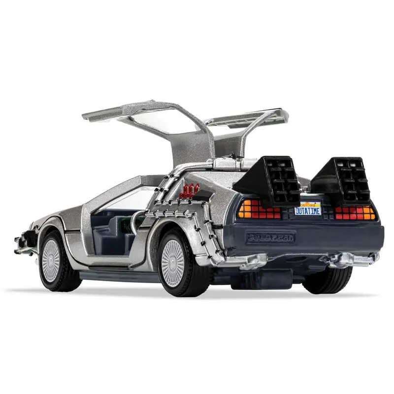 Back to the Future Kovový model 1/36 DeLorean a figurka Doca Browna fotografii produktu