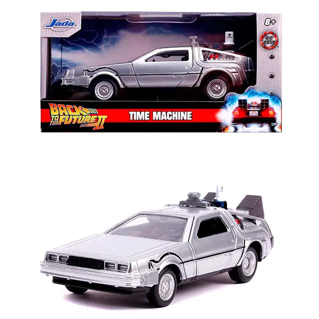 Back to The Future DeLorean Time Machine kovové auto fotografii produktu