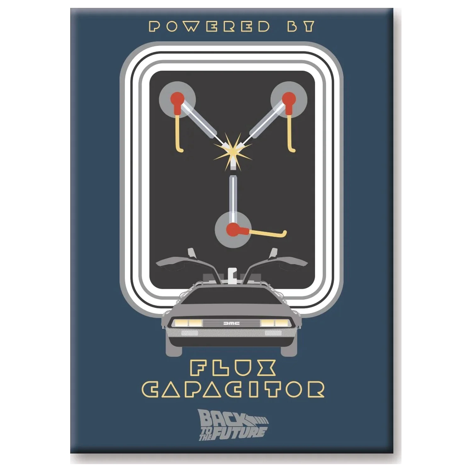 BACK TO THE FUTURE Flux Capacitor Magnetka fotografii produktu