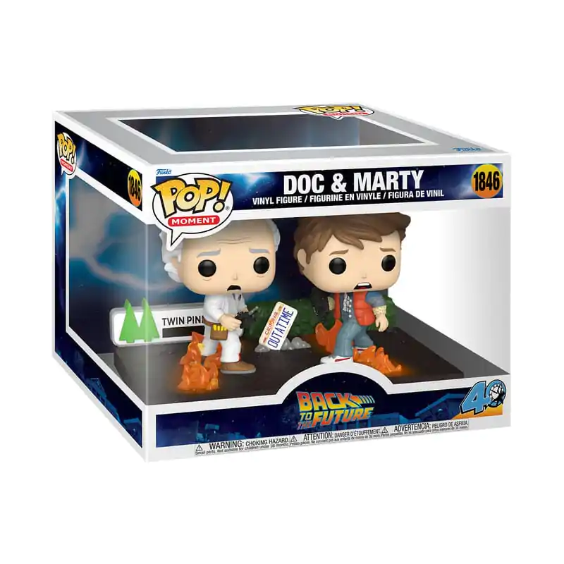 Back to the Future Funko POP Moments vinylové figurky Doc & Marty 9 cm fotografii produktu