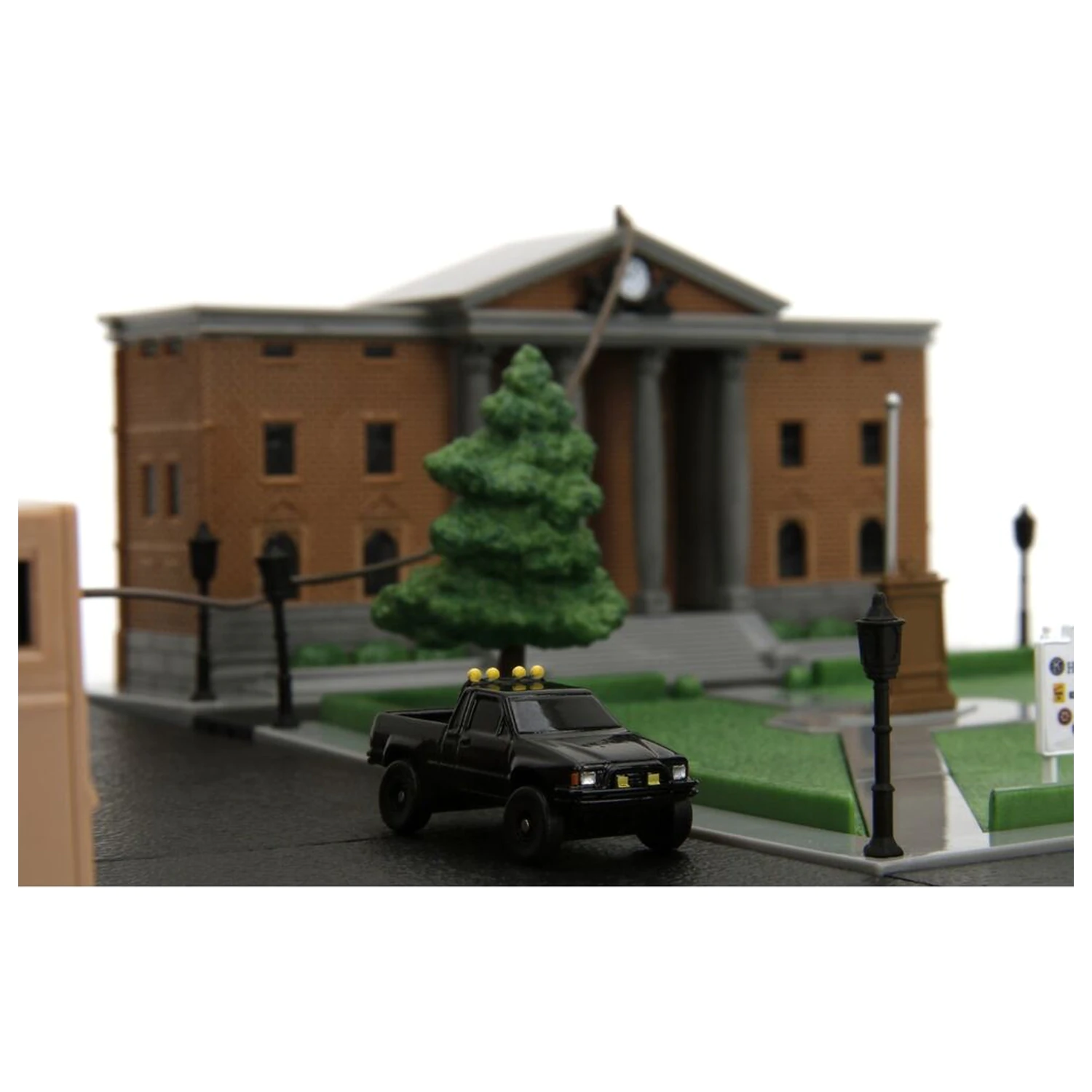 Back To The Future Hill Valley Courthouse Square diorama replika fotografii produktu
