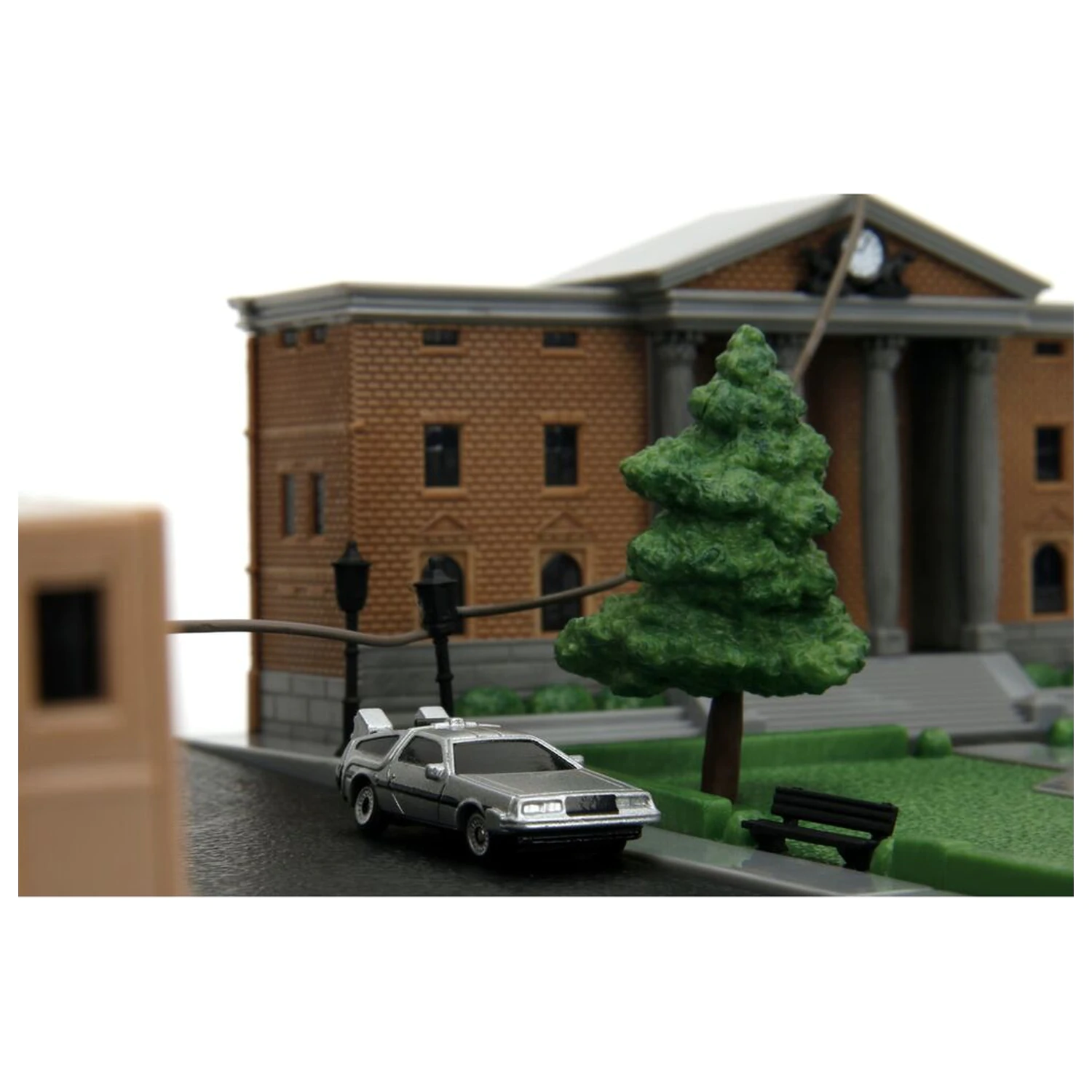 Back To The Future Hill Valley Courthouse Square diorama replika fotografii produktu