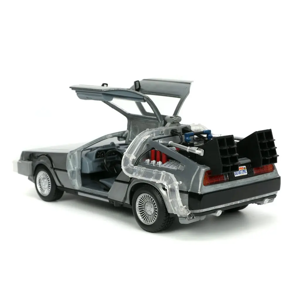 Back to the Future Hollywood Rides Diecast Model 1/24 Back to the Future 1 Stroj času fotografii produktu