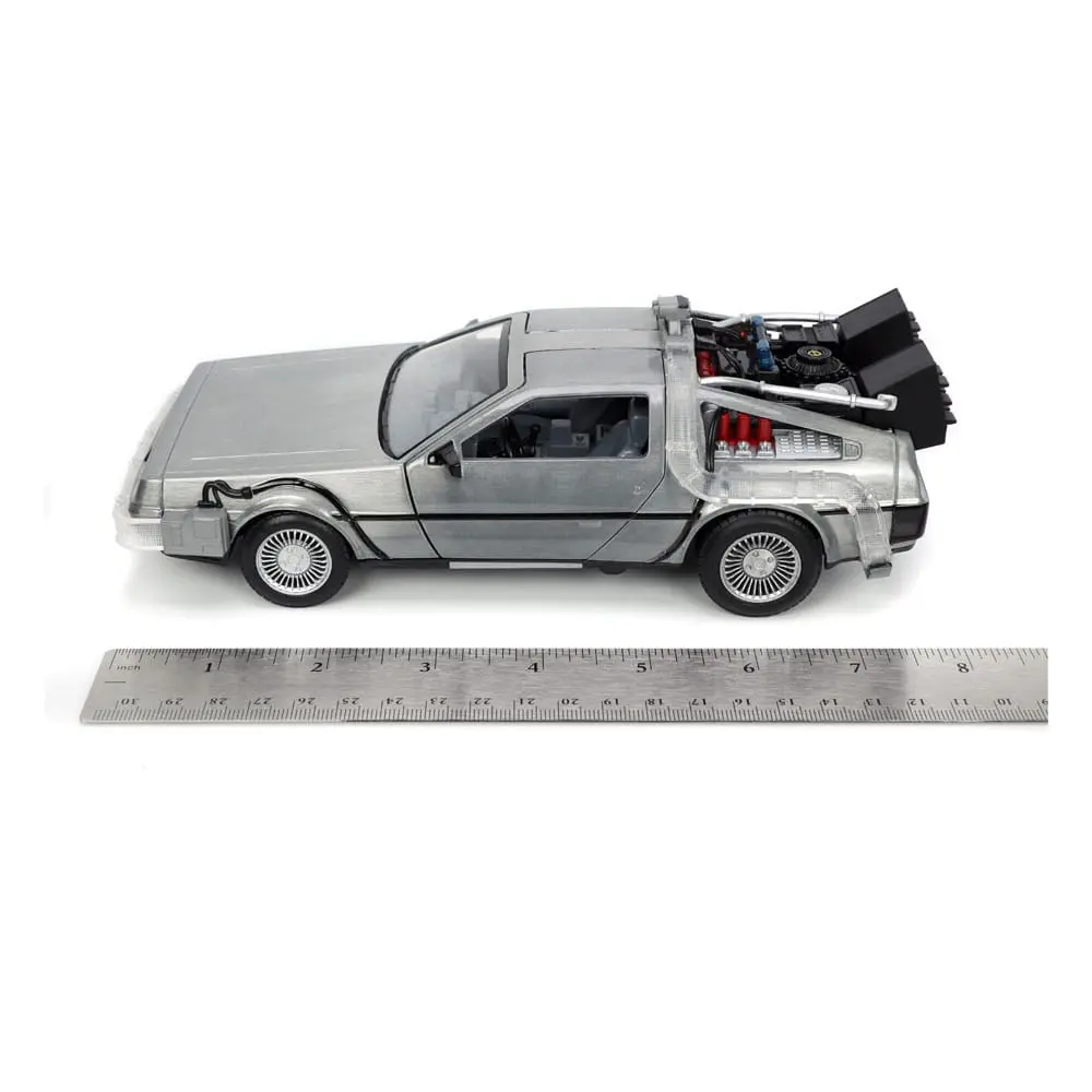 Back to the Future Hollywood Rides Diecast Model 1/24 Back to the Future 1 Stroj času fotografii produktu