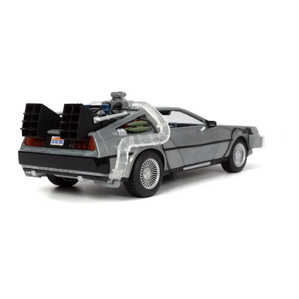 Back to the Future Hollywood Rides Diecast Model 1/24 Back to the Future 1 Stroj času fotografii produktu