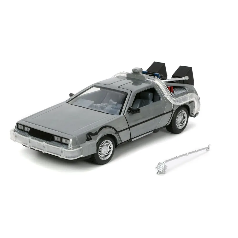 Back to the Future Hollywood Rides Diecast Model 1/24 Back to the Future 1 Stroj času fotografii produktu