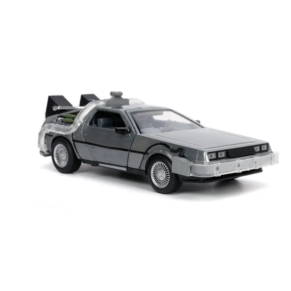 Back to the Future Hollywood Rides Diecast Model 1/24 Back to the Future 1 Stroj času fotografii produktu