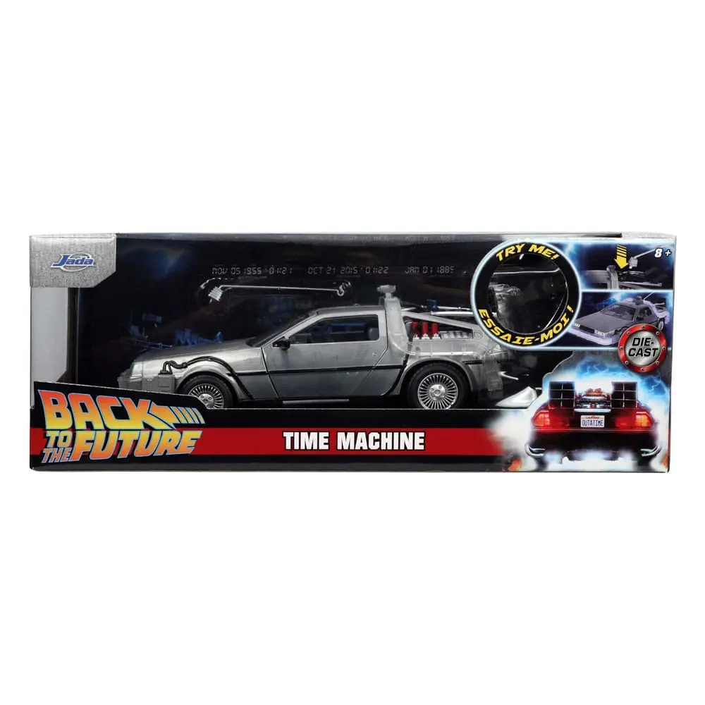 Back to the Future Hollywood Rides Diecast Model 1/24 Back to the Future 1 Stroj času fotografii produktu