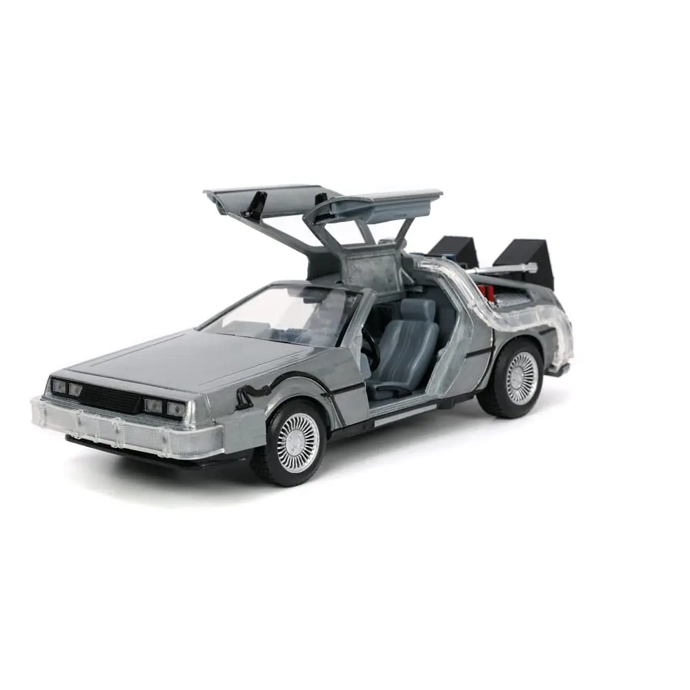 Back to the Future Hollywood Rides Diecast Model 1/24 Back to the Future 1 Stroj času fotografii produktu