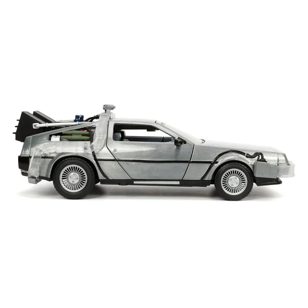 Back to the Future Hollywood Rides Diecast Model 1/24 Back to the Future 1 Stroj času fotografii produktu