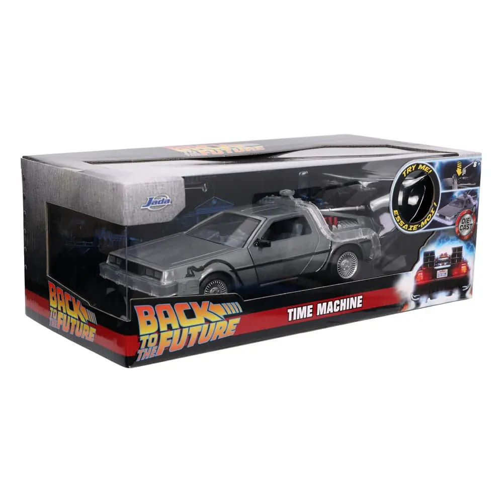 Back to the Future Hollywood Rides Diecast Model 1/24 Back to the Future 1 Stroj času fotografii produktu