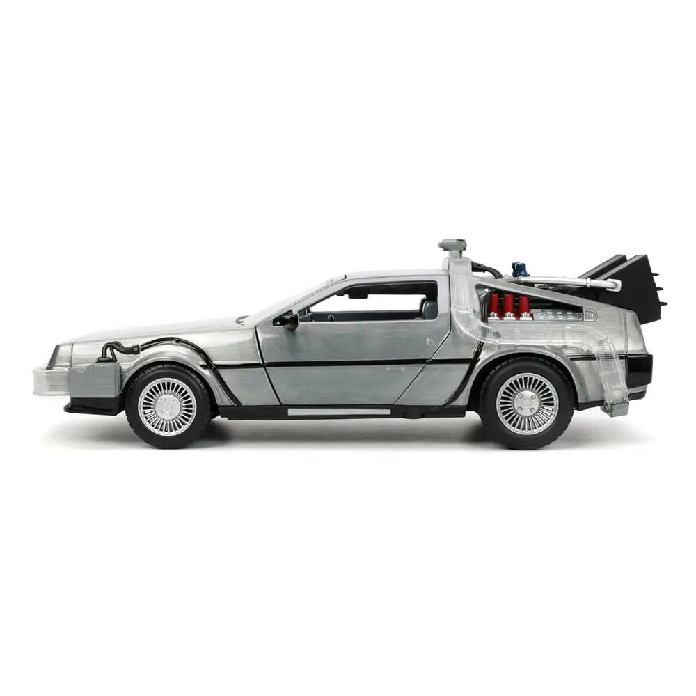 Back to the Future Hollywood Rides Diecast Model 1/24 Back to the Future 1 Stroj času fotografii produktu