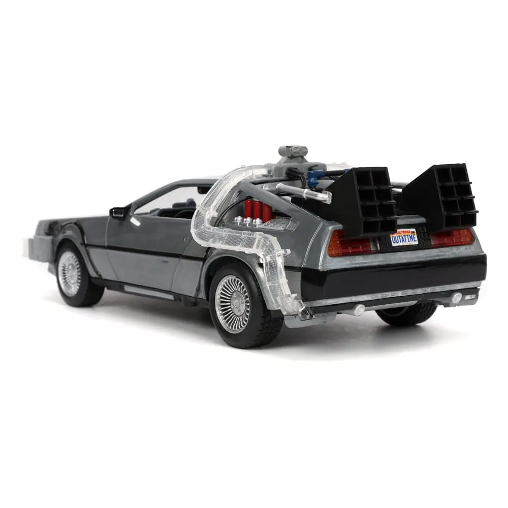 Back to the Future Hollywood Rides Diecast Model 1/24 Back to the Future 1 Stroj času fotografii produktu