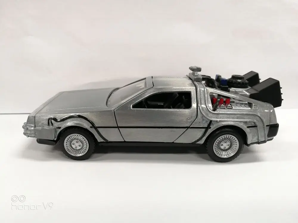 Back to the Future Hollywood Rides Kovový model 1/32 DeLorean Time Machine fotografii produktu