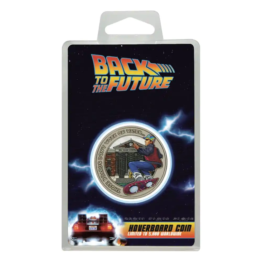 Back To The Future Sběratelská mince Hoverboard Limitovaná Edice fotografii produktu