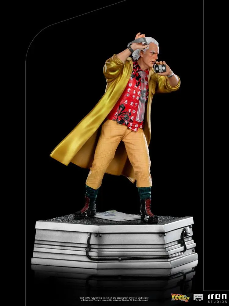 Back to the Future II Art Scale socha 1/10 Doc Brown 25 cm fotografii produktu