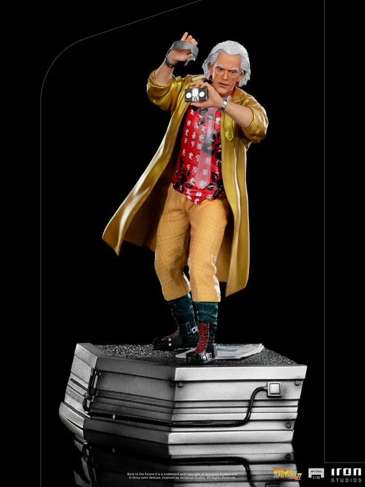 Back to the Future II Art Scale socha 1/10 Doc Brown 25 cm fotografii produktu