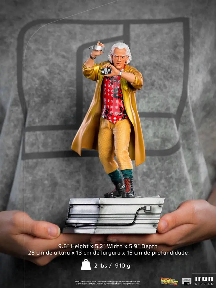Back to the Future II Art Scale socha 1/10 Doc Brown 25 cm fotografii produktu