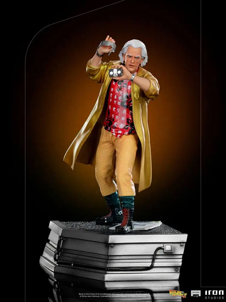 Back to the Future II Art Scale socha 1/10 Doc Brown 25 cm fotografii produktu